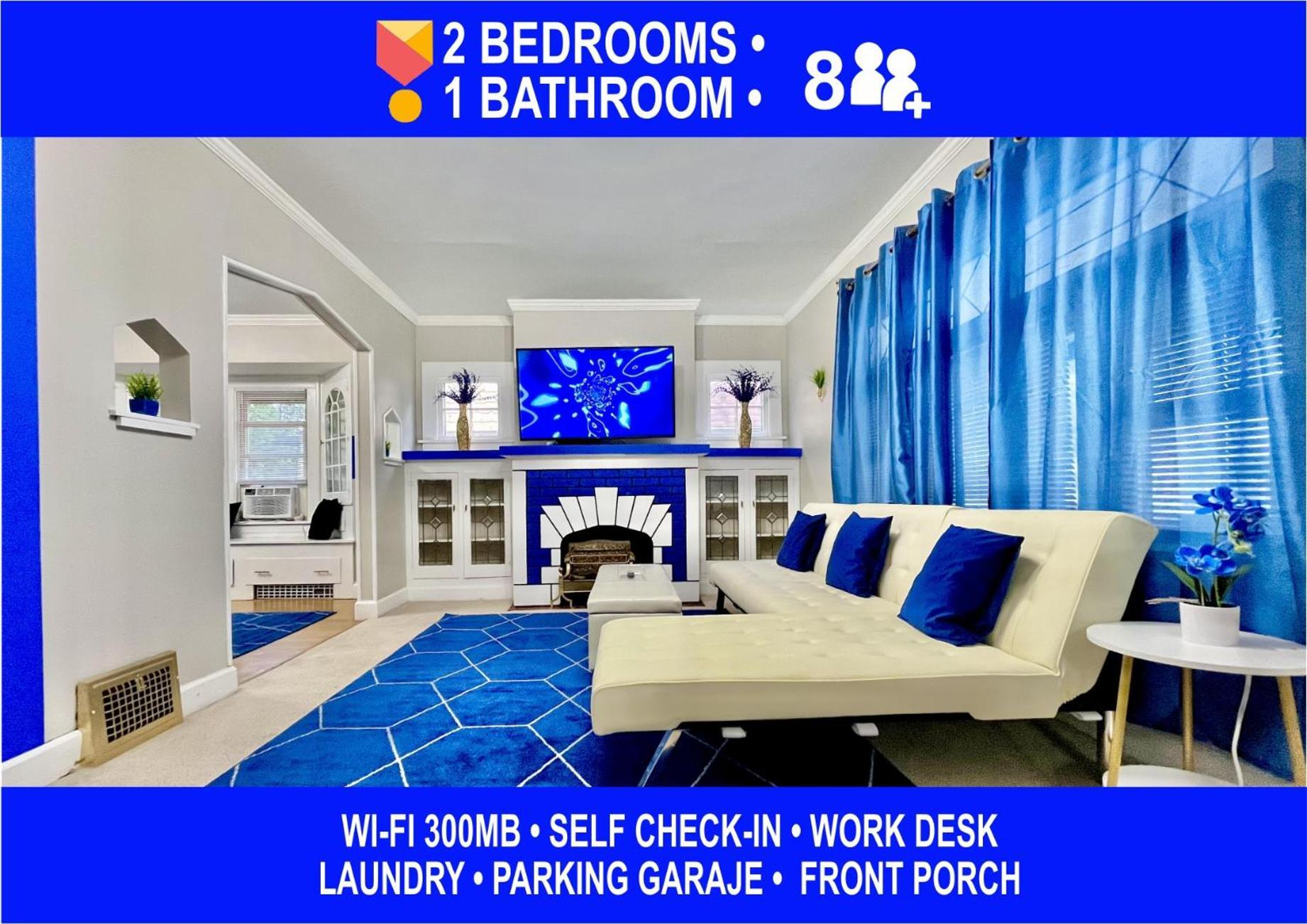 The Sapphire Haven - Your Old Brooklyn Oasis Awaits Families, Couples, Business Travelers Near Downtown With Parking, 300 Mb Wifi & Self Check-In Cleveland Ngoại thất bức ảnh